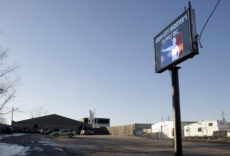 Brew City Shooter's Supply, formerly known as Badger Guns. — Photograph: Mike De Sisti/Milwaukee Journal-Sentinel via Associated Press.