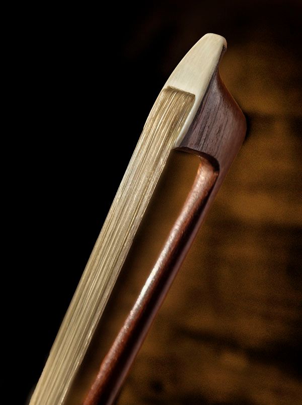 An 18th century violin bow adorned with an ivory tip. — Photo: Bill O'Leary/The Washington Post.