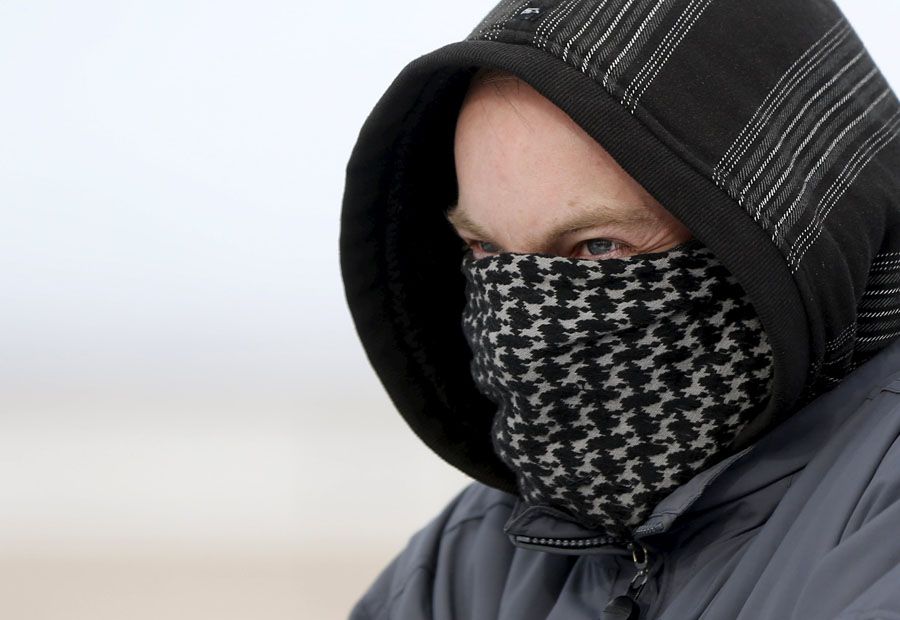 An occupier stands on a road at the Malheur National Wildlife Refuge near Burns on Monday, January 4th, 2016. — Photograph: Jim Urquhart/Reuters.