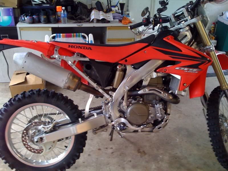 2007 crf450r exhaust