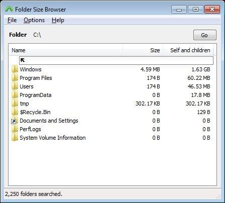 Meet Folder Size Browser,