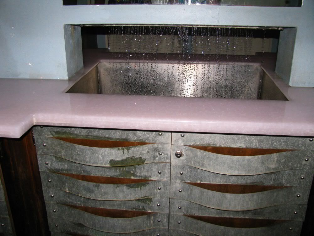 sink and counter