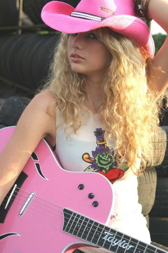 pink guitar Pictures, Images and Photos