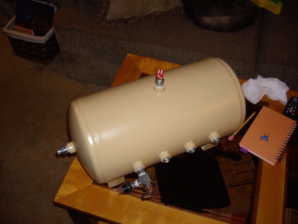 painted my air tank for some more practice, any feedback VW